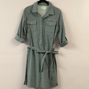Vineyard Vines Gingham Harbor Shirt Dress Size 6